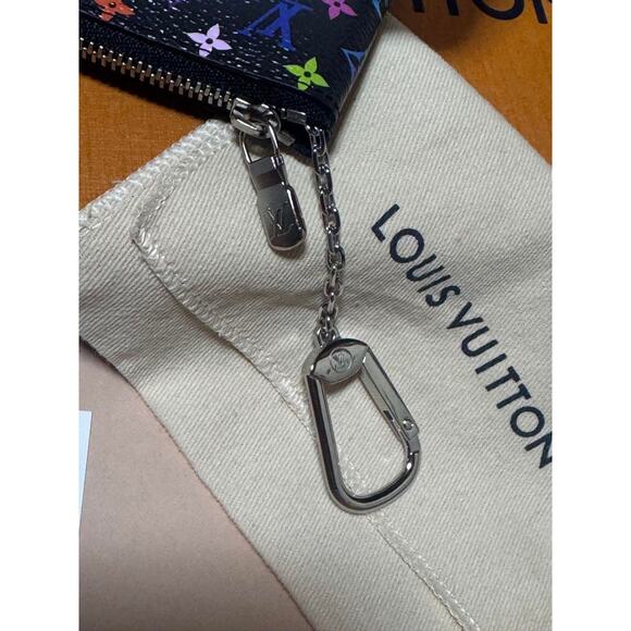 Louis Vuitton Murakami Key Pouch LV X TM Multicolor Black Cles Pochette 2025 - Picture 10 of 12